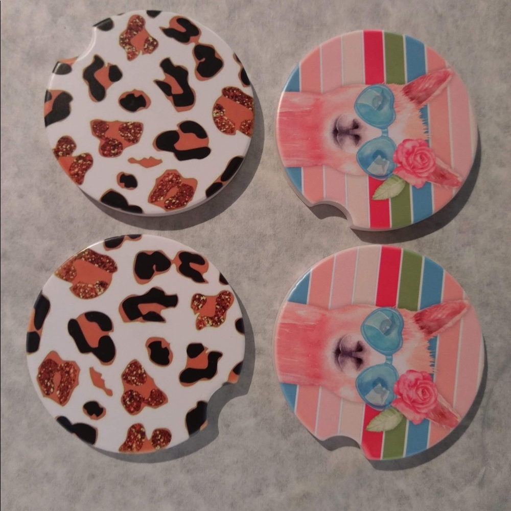 Sandstone car coasters